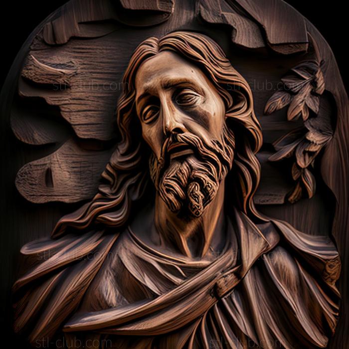 3D model st jesus (STL)